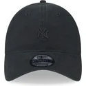 shapka-izvita-cherna-reguliruem-9twenty-mini-na-new-york-yankees-mlb-ot-new-era