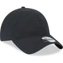 shapka-izvita-cherna-reguliruem-9twenty-mini-na-new-york-yankees-mlb-ot-new-era
