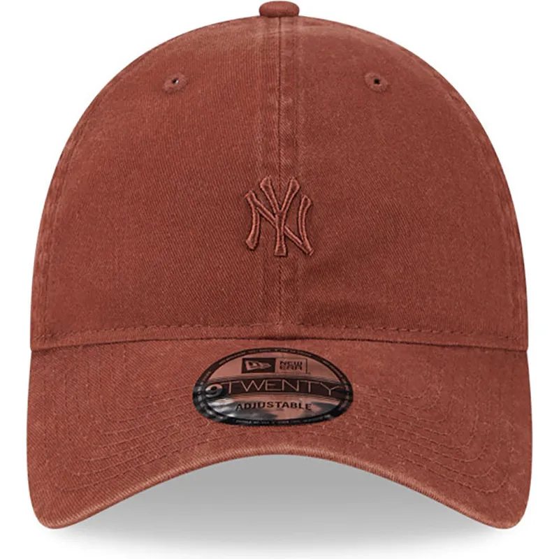 shapka-izvita-kafyav-reguliruem-9twenty-mini-na-new-york-yankees-mlb-ot-new-era