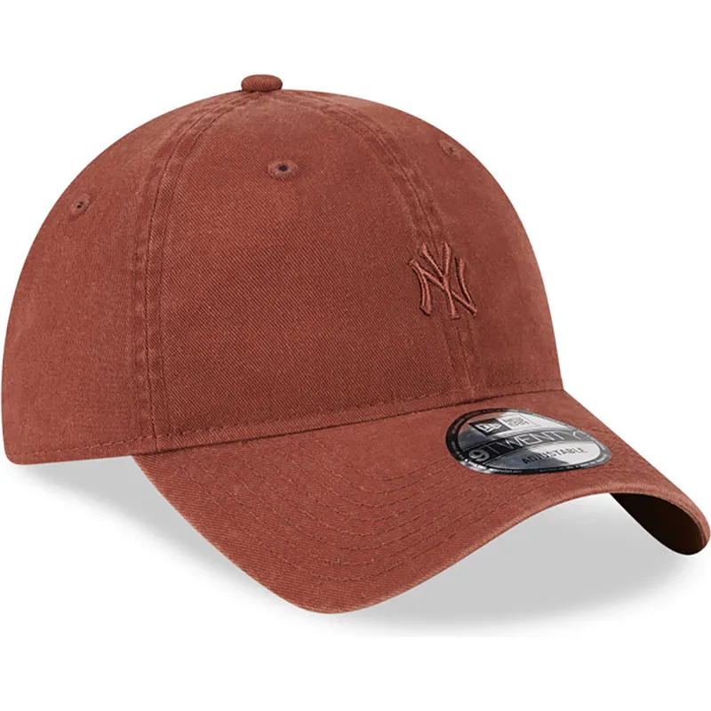 shapka-izvita-kafyav-reguliruem-9twenty-mini-na-new-york-yankees-mlb-ot-new-era