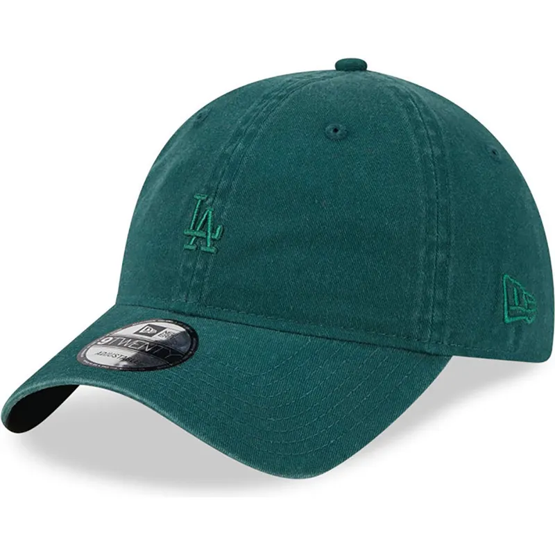 shapka-izvita-zelena-reguliruem-9twenty-mini-na-los-angeles-dodgers-mlb-ot-new-era