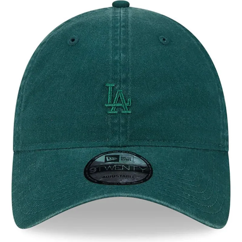 shapka-izvita-zelena-reguliruem-9twenty-mini-na-los-angeles-dodgers-mlb-ot-new-era