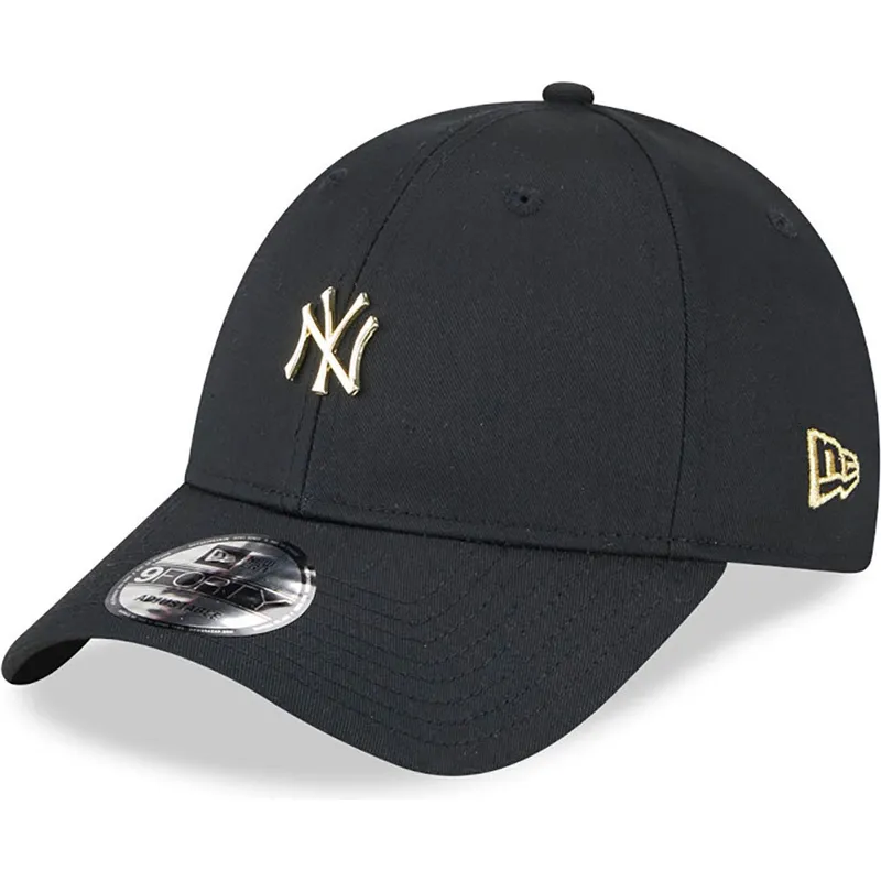 shapka-izvita-cherna-reguliruem-9forty-pin-na-new-york-yankees-mlb-ot-new-era