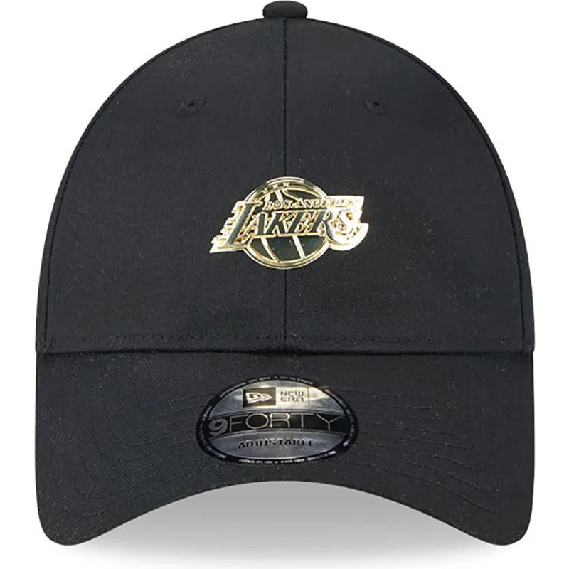 shapka-izvita-cherna-reguliruem-9forty-pin-na-los-angeles-lakers-nba-ot-new-era