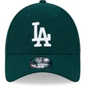 shapka-izvita-zelena-reguliruem-9forty-essential-melton-wool-na-los-angeles-dodgers-mlb-ot-new-era
