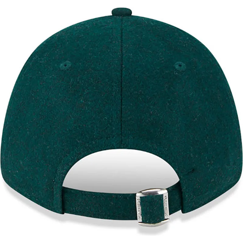 shapka-izvita-zelena-reguliruem-9forty-essential-melton-wool-na-los-angeles-dodgers-mlb-ot-new-era