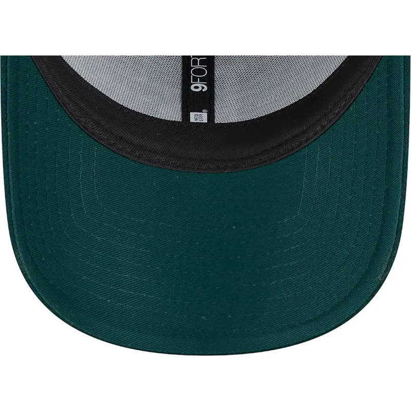 shapka-izvita-zelena-reguliruem-9forty-essential-melton-wool-na-los-angeles-dodgers-mlb-ot-new-era