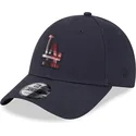 shapka-izvita-tmnosin-reguliruem-9forty-check-infill-na-los-angeles-dodgers-mlb-ot-new-era