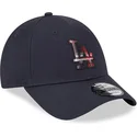 shapka-izvita-tmnosin-reguliruem-9forty-check-infill-na-los-angeles-dodgers-mlb-ot-new-era