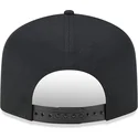 new-era-new-york-yankees-mlb-a-frame-foil-pack-schwarze-snapback-kappe-mit-gebogenem-schirm