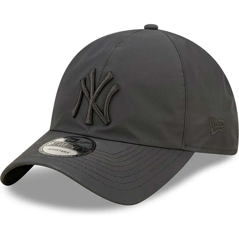 shapka-izvita-cherna-reguliruem-9twenty-gore-tex-na-new-york-yankees-mlb-ot-new-era