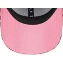 new-era-new-york-yankees-mlb-9forty-velours-damen-kappe-mit-gebogenem-schirm-verstellbar-leopardenmuster-und-rosa-logo