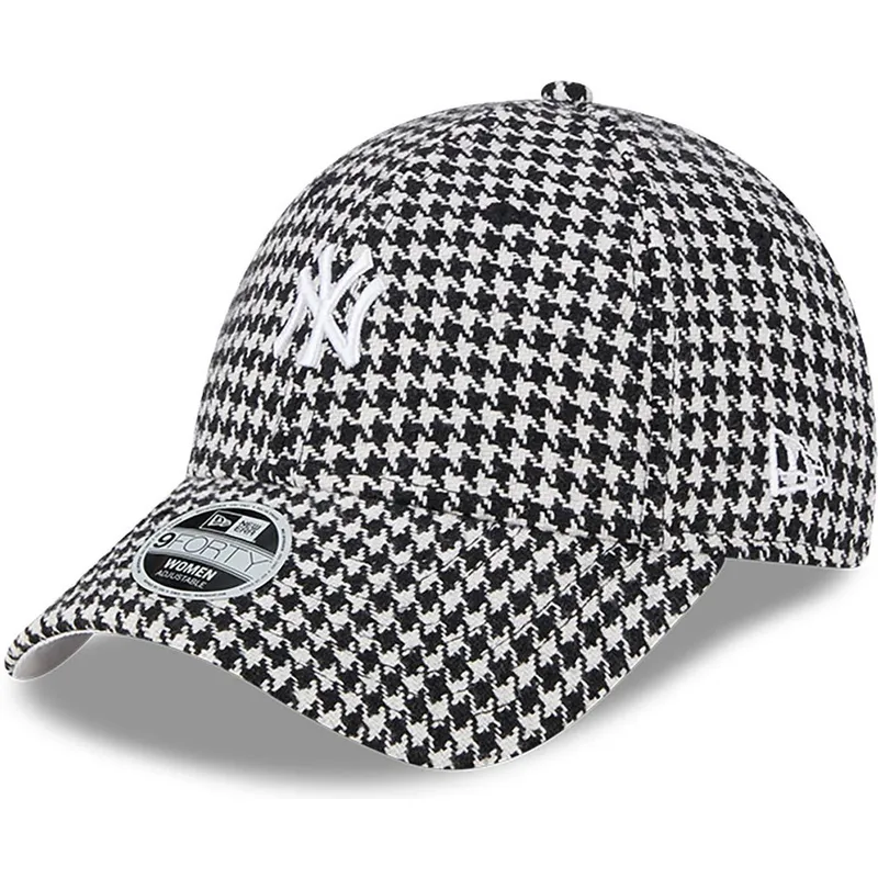 shapka-izvita-cherna-reguliruem-9forty-houndstooth-na-new-york-yankees-mlb-ot-new-era shapka-izvita-cherna-reguliruem-9forty-houndstooth-na-new-york-yankees-mlb-ot-new-era