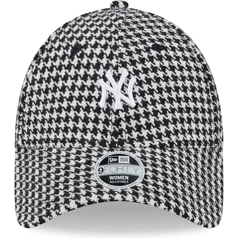 shapka-izvita-cherna-reguliruem-9forty-houndstooth-na-new-york-yankees-mlb-ot-new-era shapka-izvita-cherna-reguliruem-9forty-houndstooth-na-new-york-yankees-mlb-ot-new-era