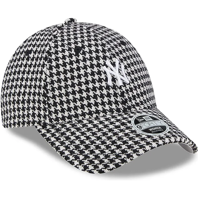 shapka-izvita-cherna-reguliruem-9forty-houndstooth-na-new-york-yankees-mlb-ot-new-era shapka-izvita-cherna-reguliruem-9forty-houndstooth-na-new-york-yankees-mlb-ot-new-era
