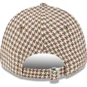 shapka-izvita-kafyav-reguliruem-9forty-houndstooth-na-new-york-yankees-mlb-ot-new-era