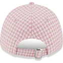 shapka-izvita-roza-reguliruem-9forty-houndstooth-na-los-angeles-dodgers-mlb-ot-new-era
