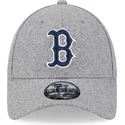 shapka-izvita-siv-reguliruem-9forty-essential-melton-wool-na-boston-red-sox-mlb-ot-new-era