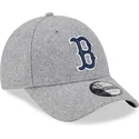 shapka-izvita-siv-reguliruem-9forty-essential-melton-wool-na-boston-red-sox-mlb-ot-new-era
