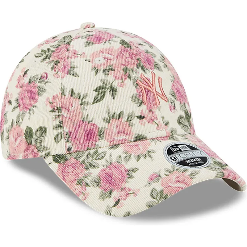 shapka-izvita-bezhov-reguliruem-rosa-9forty-floral-cord-na-new-york-yankees-mlb-ot-new-era shapka-izvita-bezhov-reguliruem-rosa-9forty-floral-cord-na-new-york-yankees-mlb-ot-new-era