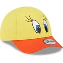 shapka-izvita-zhlt-reguliruem-za-deca-9forty-na-piolin-looney-tunes-ot-new-era
