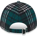 verstellbare-grune-kappe-mit-gebogenem-schirm-und-blauem-logo-9forty-check-der-new-york-yankees-mlb-von-new-era