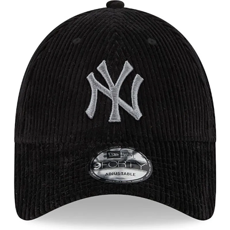 shapka-izvita-cherna-reguliruem-9forty-wide-cord-na-new-york-yankees-mlb-ot-new-era