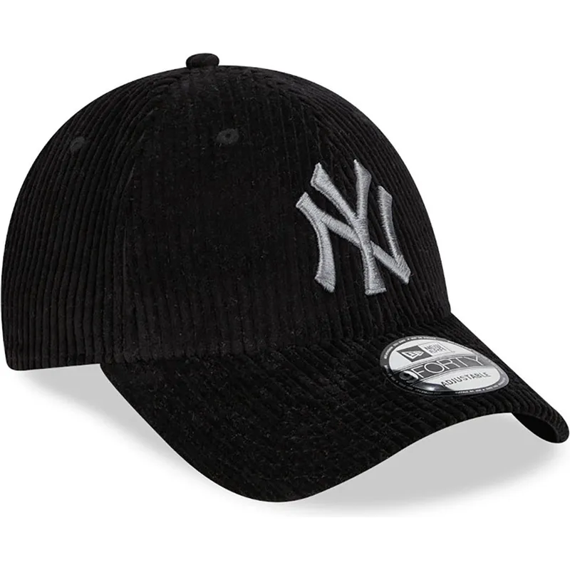 shapka-izvita-cherna-reguliruem-9forty-wide-cord-na-new-york-yankees-mlb-ot-new-era