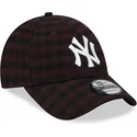 shapka-izvita-kafyav-reguliruem-9forty-flannel-na-new-york-yankees-mlb-ot-new-era