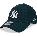 shapka-izvita-zelena-reguliruem-9forty-flannel-na-new-york-yankees-mlb-ot-new-era