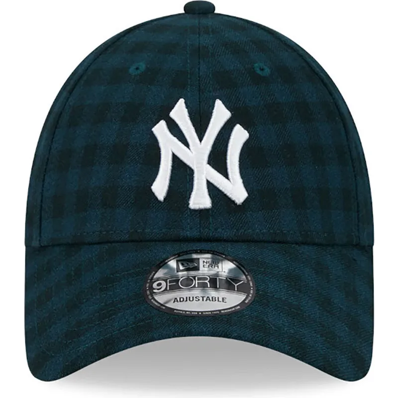 shapka-izvita-zelena-reguliruem-9forty-flannel-na-new-york-yankees-mlb-ot-new-era