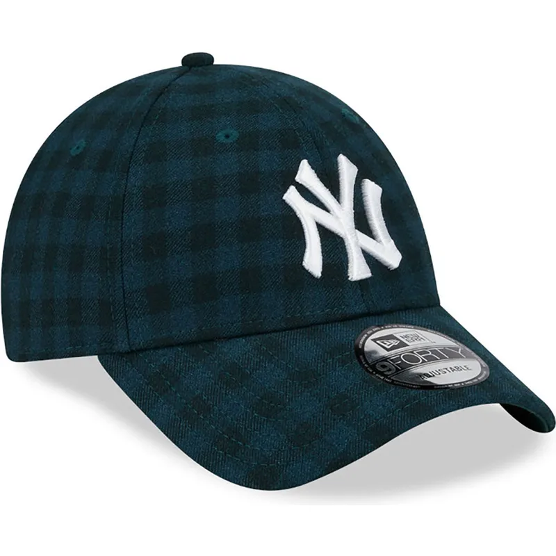 shapka-izvita-zelena-reguliruem-9forty-flannel-na-new-york-yankees-mlb-ot-new-era