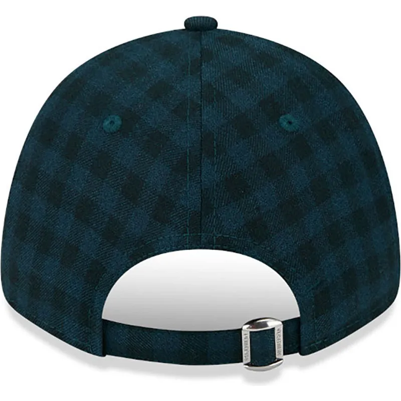 shapka-izvita-zelena-reguliruem-9forty-flannel-na-new-york-yankees-mlb-ot-new-era
