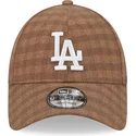 shapka-izvita-kafyav-reguliruem-9forty-flannel-na-los-angeles-dodgers-mlb-ot-new-era