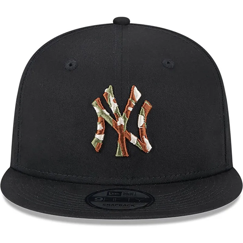 shapka-ploska-cherna-snapbek-9fifty-seasonal-infill-na-new-york-yankees-mlb-ot-new-era