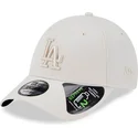 shapka-izvita-bezhov-reguliruem-9forty-repreve-outline-na-los-angeles-dodgers-mlb-ot-new-era