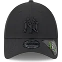 shapka-izvita-cherna-reguliruem-9forty-repreve-outline-na-new-york-yankees-mlb-ot-new-era