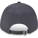 shapka-izvita-siv-reguliruem-9forty-metallic-na-new-york-yankees-mlb-ot-new-era