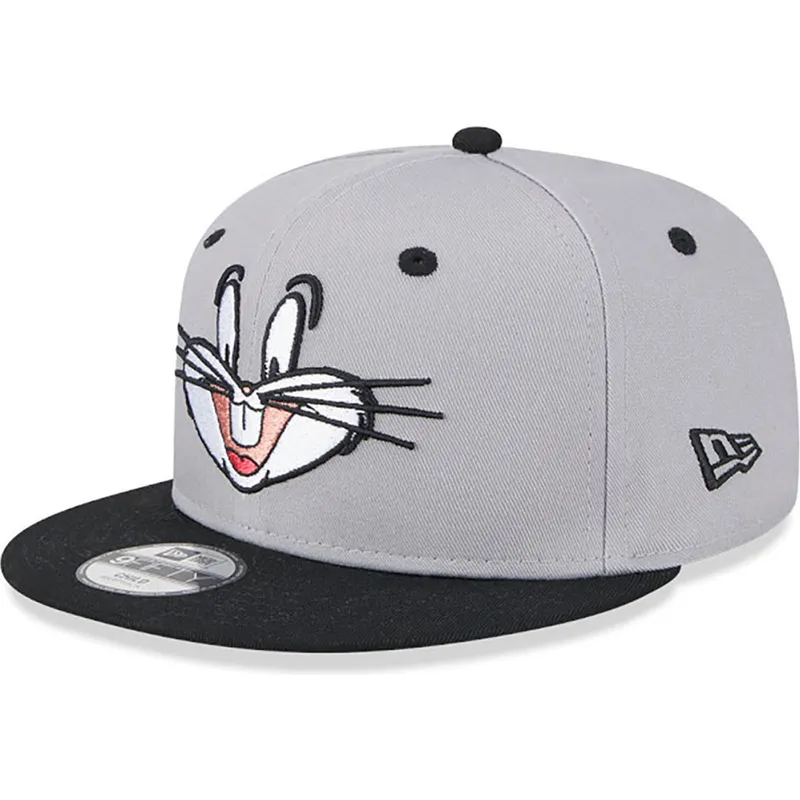 shapka-ploska-siv-snapbek-9fifty-na-bugs-bunny-looney-tunes-ot-new-era