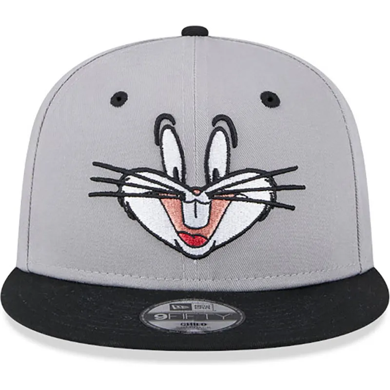 shapka-ploska-siv-snapbek-9fifty-na-bugs-bunny-looney-tunes-ot-new-era