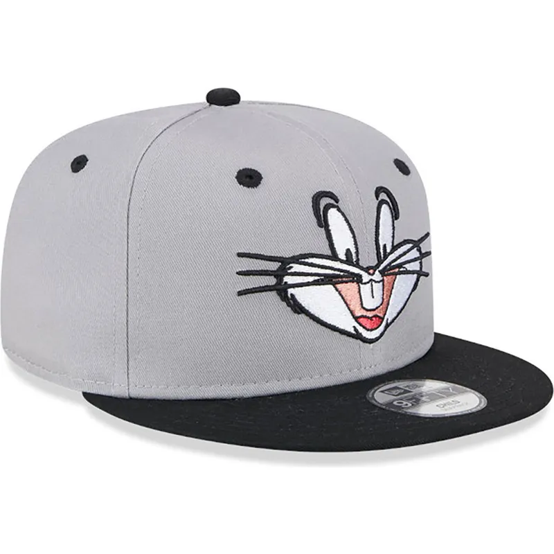 shapka-ploska-siv-snapbek-9fifty-na-bugs-bunny-looney-tunes-ot-new-era