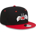 shapka-ploska-cherna-snapbek-9fifty-na-silvestre-looney-tunes-ot-new-era