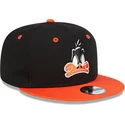 shapka-ploska-cherna-snapbek-9fifty-na-pato-lucas-looney-tunes-ot-new-era