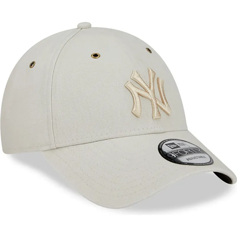 shapka-izvita-bezhov-reguliruem-9forty-washed-canvas-na-new-york-yankees-mlb-ot-new-era