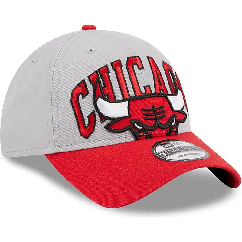 shapka-izvita-siv-reguliruem-9twenty-tip-off-2023-na-chicago-bulls-nba-ot-new-era