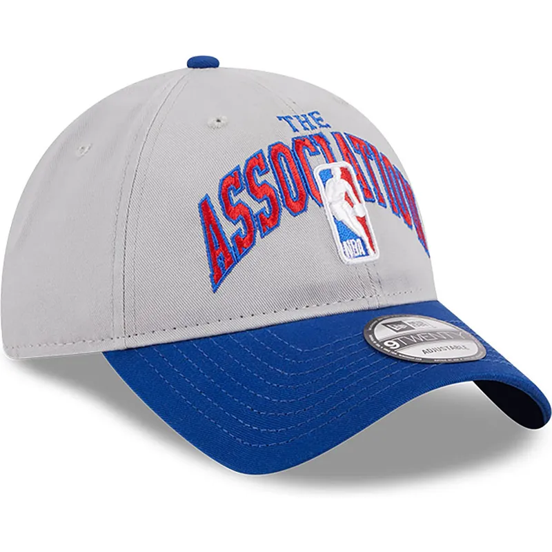 shapka-izvita-siv-reguliruem-9twenty-tip-off-2023-na-nba-ot-new-era