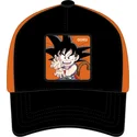 capslab-dragon-ball-db3-gok4-son-goku-kinder-snapback-kappe-schwarz-und-orange