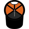 capslab-dragon-ball-db3-gok4-son-goku-kinder-snapback-kappe-schwarz-und-orange