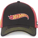 schwarze-und-rote-gebogene-snapback-kappe-htw1-lo2-hot-wheels-von-capslab