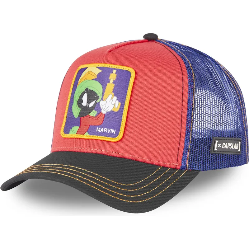 shapka-izvita-traker-chervena-snapbek-loo7-ma2-marvin-marsianect-looney-tunes-ot-capslab